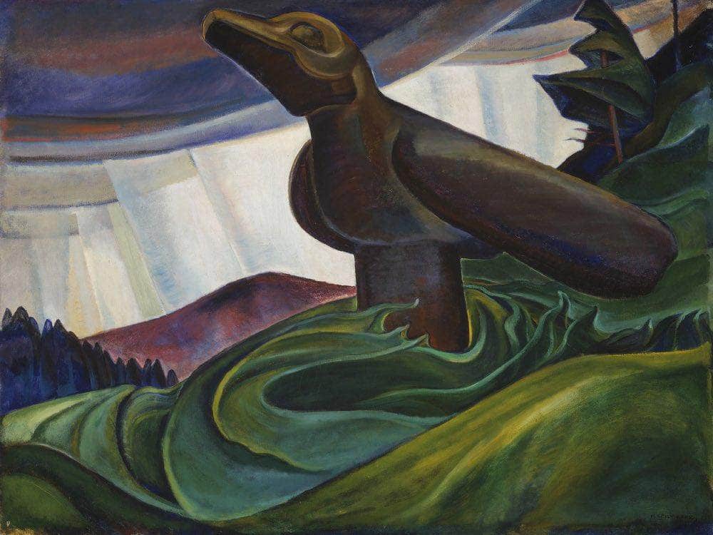Big Raven 1931 By Emily Carr Fine Art Print
