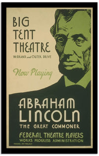 Big Tent Theatre  Vintage Poster Fine Art Print