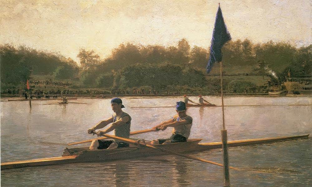 Biglin Brothers Turning The Stake By Thomas Eakins Fine Art Print
