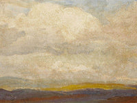 Billowy Clouds Above Plains 1916 By Maynard Dixon Fine Art Print