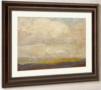 Billowy Clouds Above Plains 1916 By Maynard Dixon Fine Art Print