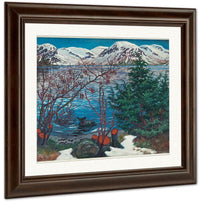 Bird On A Stone By 1 By Nicolai Astrup Fine Art Print