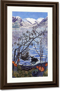 Bird On A Stone By Nicolai Astrup Fine Art Print