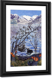 Bird On A Stone By Nicolai Astrup Fine Art Print