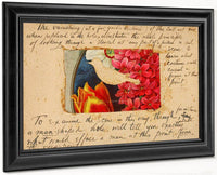 Bird Stencil, Study Folder For Book Concealing Coloration In The Animal Kingdom By Abbott Handerson Thayer Fine Art Print