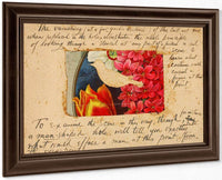 Bird Stencil, Study Folder For Book Concealing Coloration In The Animal Kingdom By Abbott Handerson Thayer Fine Art Print