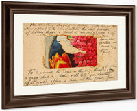 Bird Stencil, Study Folder For Book Concealing Coloration In The Animal Kingdom By Abbott Handerson Thayer Fine Art Print