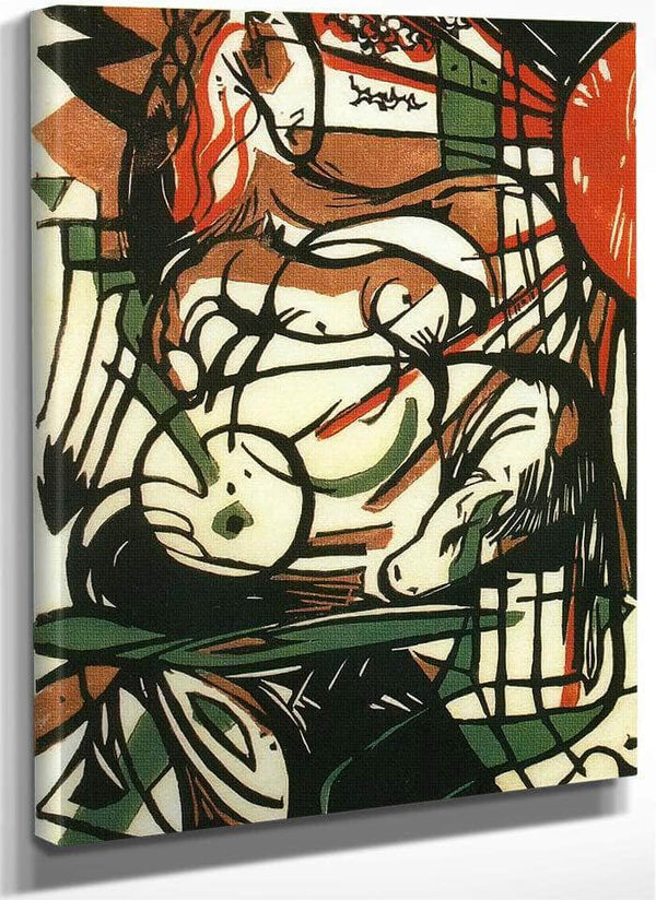 Birth Of The Horses By Franz Marc Fine Art Print