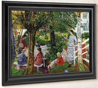 Birthday In The Garden By Nicolai Astrup Fine Art Print
