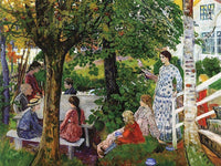 Birthday In The Garden By Nicolai Astrup Fine Art Print