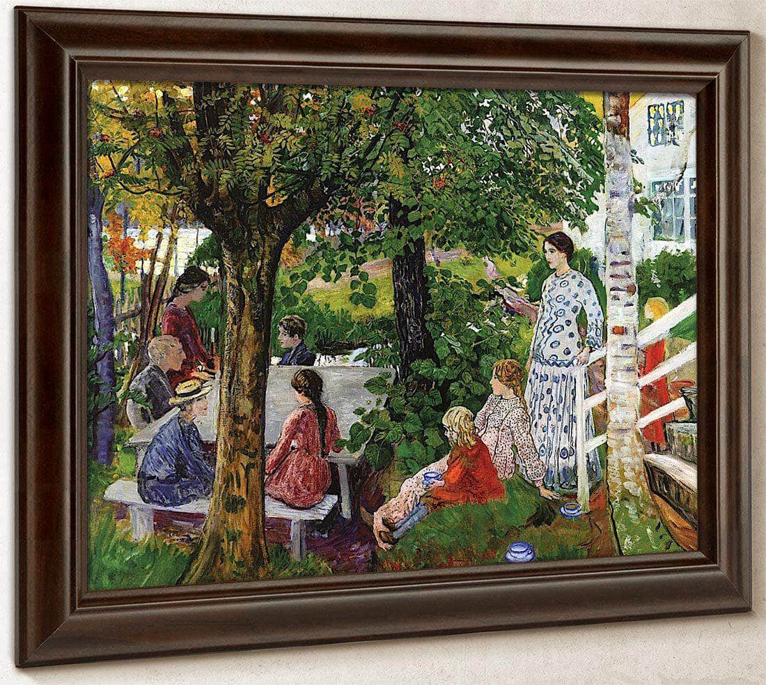 Birthday In The Garden By Nicolai Astrup Fine Art Print