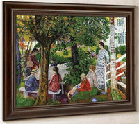 Birthday In The Garden By Nicolai Astrup Fine Art Print