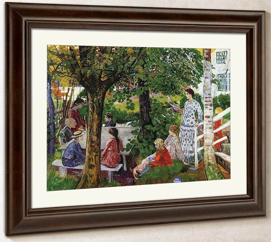 Birthday In The Garden By Nicolai Astrup Fine Art Print
