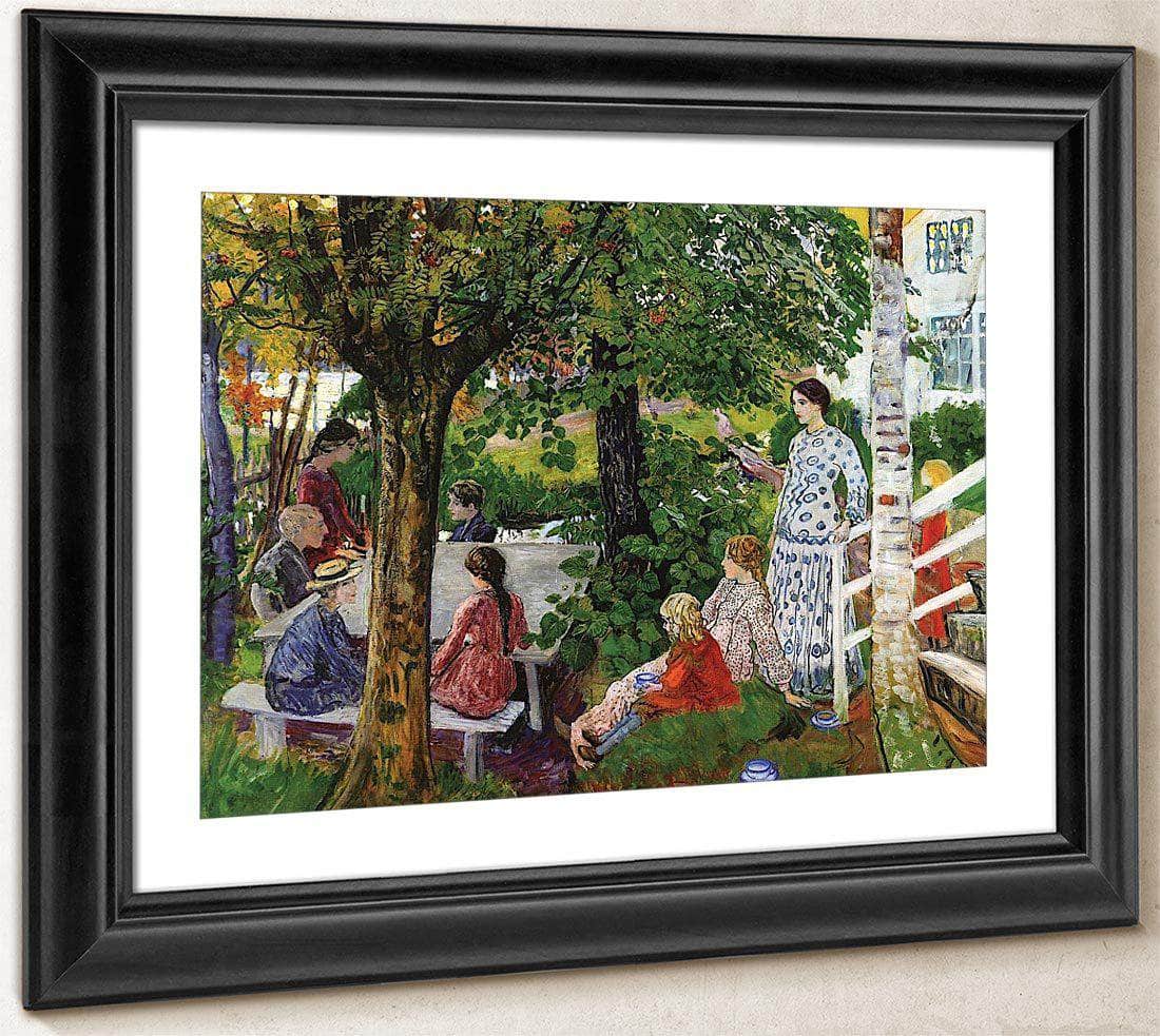 Birthday In The Garden By Nicolai Astrup Fine Art Print