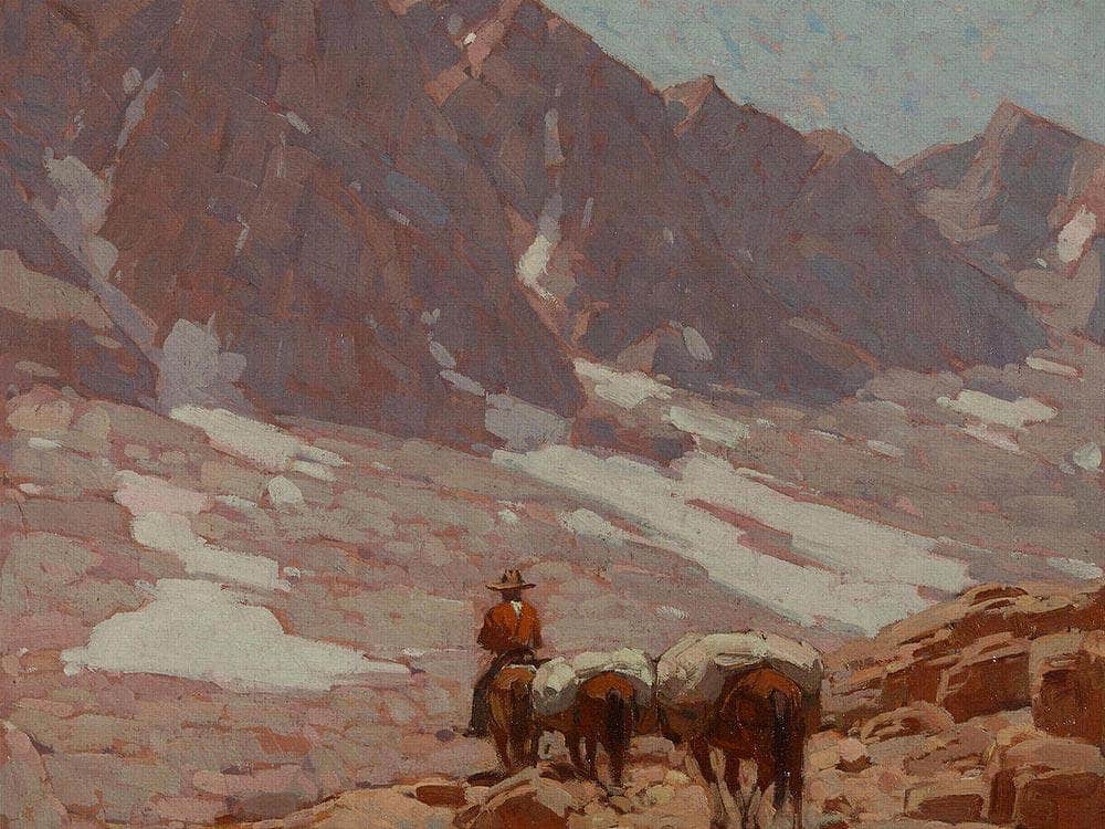 Bishop Pass Trail By Edgar Payne Fine Art Print
