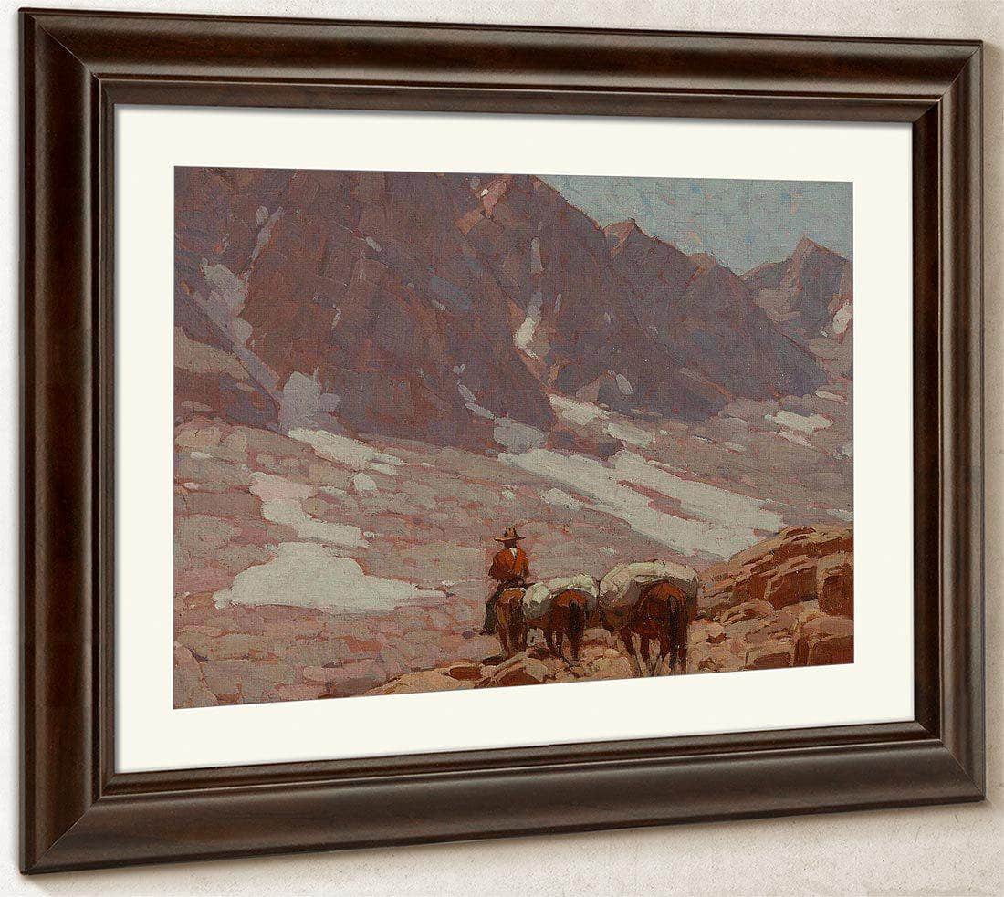 Bishop Pass Trail By Edgar Payne Fine Art Print
