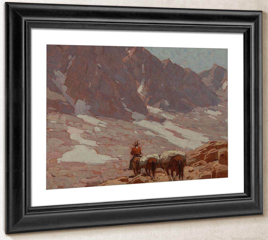 Bishop Pass Trail By Edgar Payne Fine Art Print
