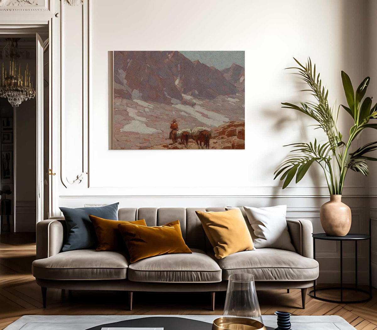 Bishop Pass Trail By Edgar Payne Fine Art Print