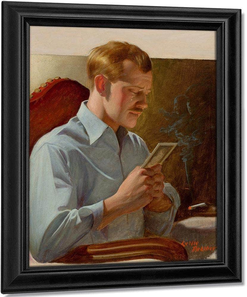 Bittersweet Memories Liberty Magazine Cover June 1 1929 By Leslie Thrasher Fine Art Print
