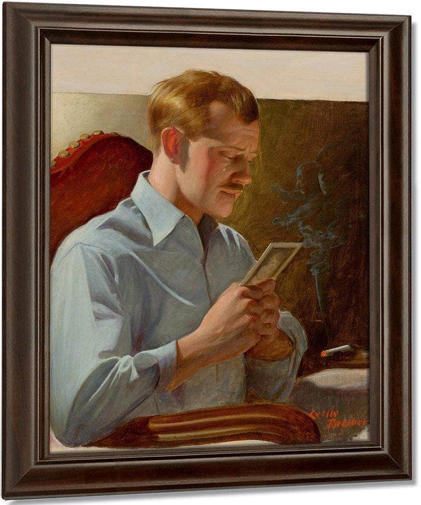 Bittersweet Memories Liberty Magazine Cover June 1 1929 By Leslie Thrasher Fine Art Print