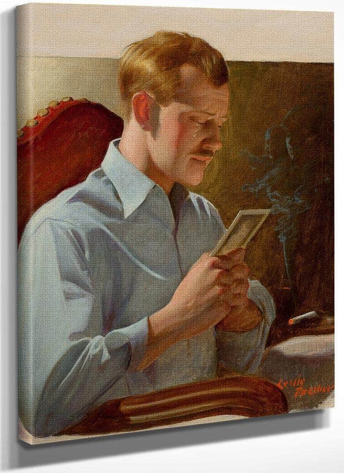 Bittersweet Memories Liberty Magazine Cover June 1 1929 By Leslie Thrasher Fine Art Print