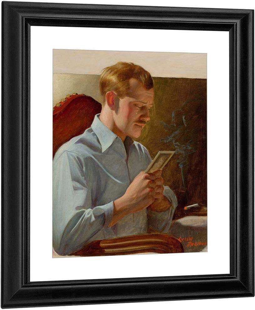 Bittersweet Memories Liberty Magazine Cover June 1 1929 By Leslie Thrasher Fine Art Print