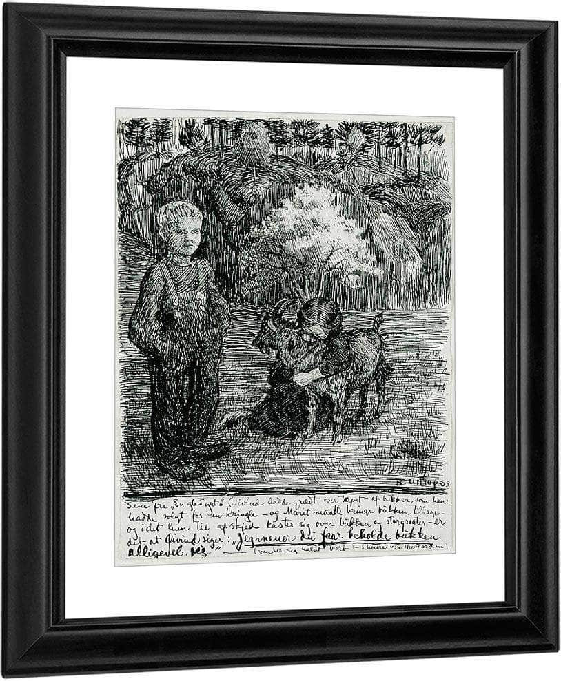 Bj. Bjornson, Scene From  A Happy Boy(1) By Nicolai Astrup Fine Art Print