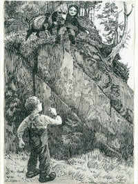 Bj. Bjornson, Scene From A Happy Boy (3) By Nicolai Astrup Fine Art Print