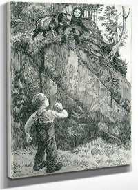 Bj. Bjornson, Scene From A Happy Boy (3) By Nicolai Astrup Fine Art Print