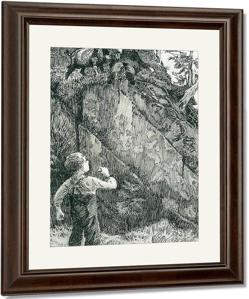 Bj. Bjornson, Scene From A Happy Boy (3) By Nicolai Astrup Fine Art Print
