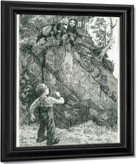Bj. Bjornson, Scene From A Happy Boy (3) By Nicolai Astrup Fine Art Print