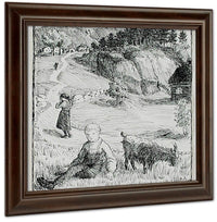 Bj. Bjornson  Scene From A Happy Boy By Nicolai Astrup Fine Art Print