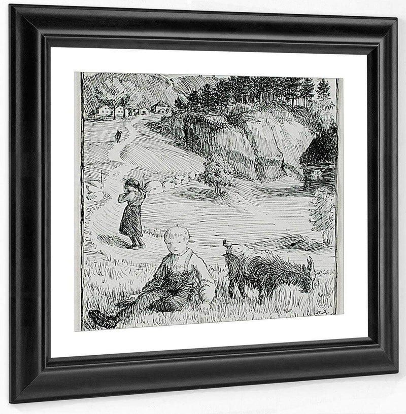 Bj. Bjornson  Scene From A Happy Boy By Nicolai Astrup Fine Art Print
