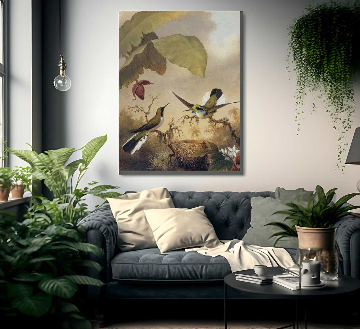 Black Eared Fairy By Martin Johnson Heade Fine Art Print