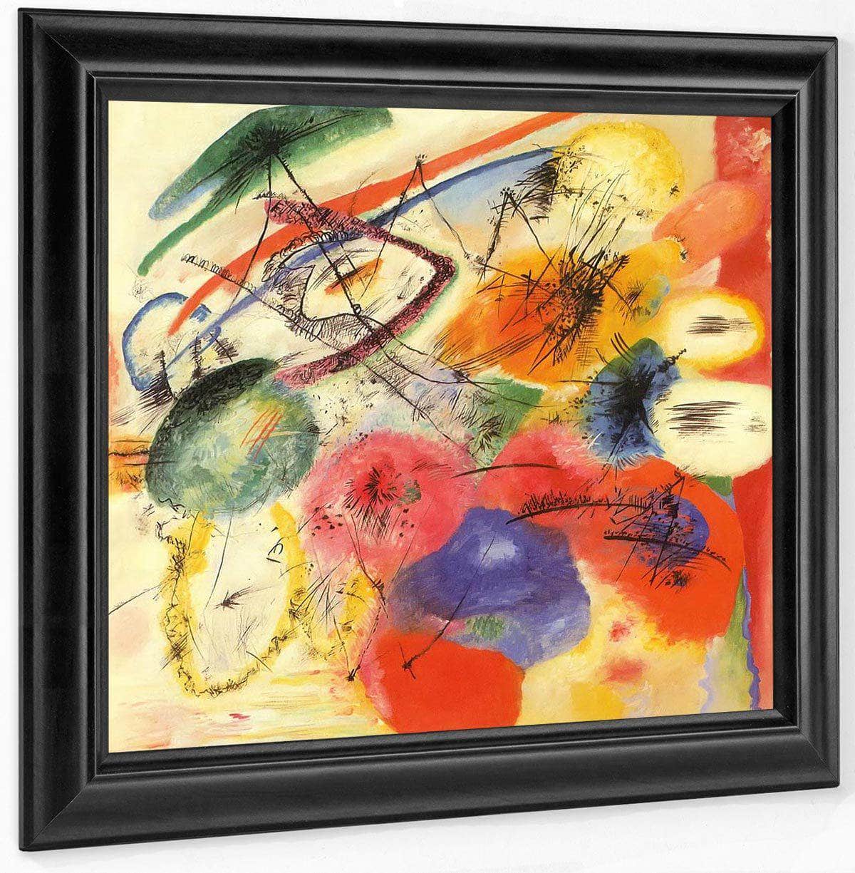 Black Strokes I 1913 By Wassily Kandinsky Fine Art Print