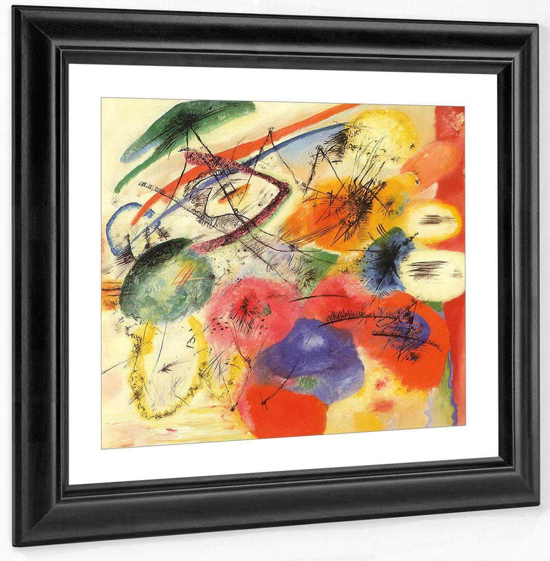 Black Strokes I 1913 By Wassily Kandinsky Fine Art Print