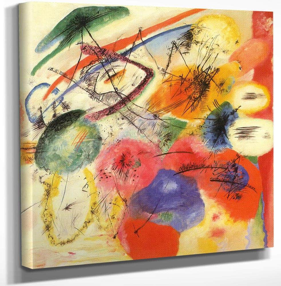 Black Strokes I 1913 By Wassily Kandinsky Fine Art Print