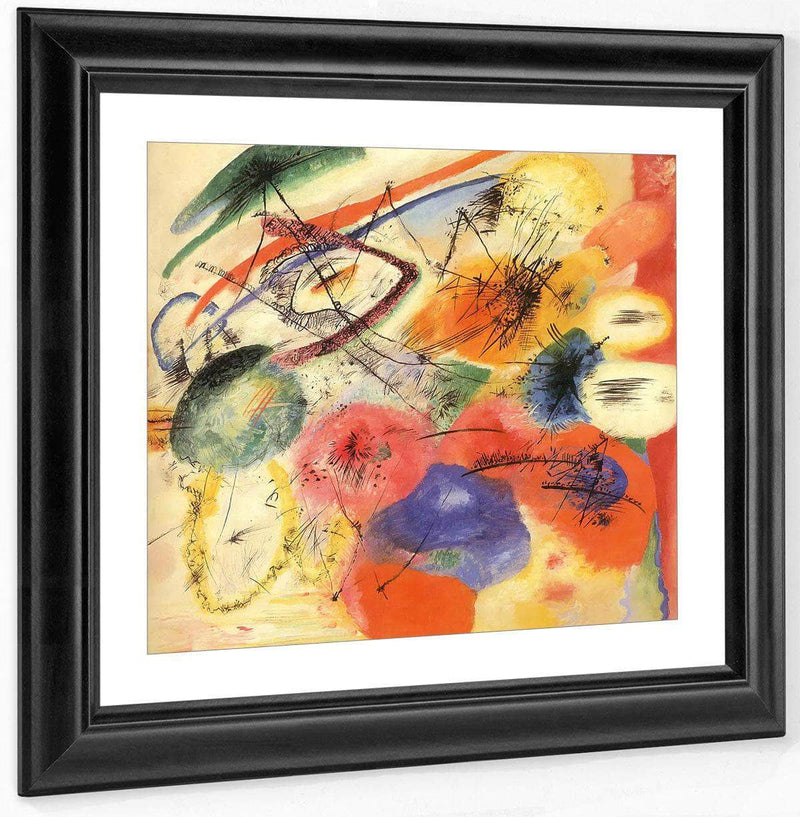 Black Strokes I By Wassily Kandinsky Fine Art Print
