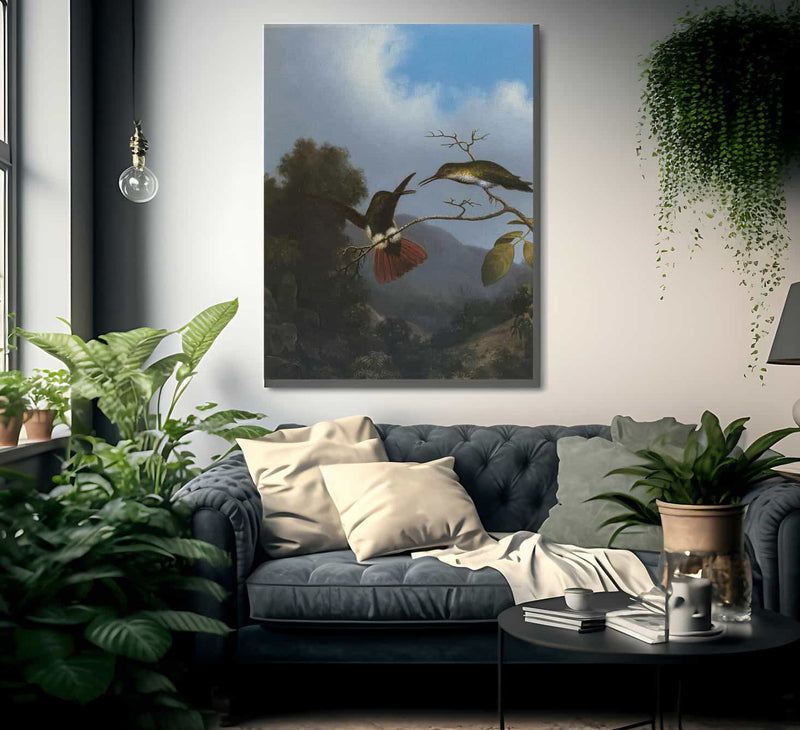 Black Throated Mango By Martin Johnson Heade Fine Art Print