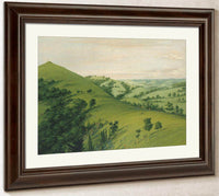 Blackbird's Grave, A Back View, Prairies Enameled With Flowers By George Catlin Fine Art Print