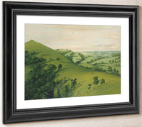 Blackbird's Grave, A Back View, Prairies Enameled With Flowers By George Catlin Fine Art Print