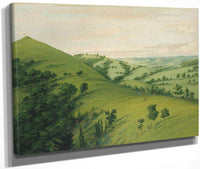 Blackbird's Grave, A Back View, Prairies Enameled With Flowers By George Catlin Fine Art Print