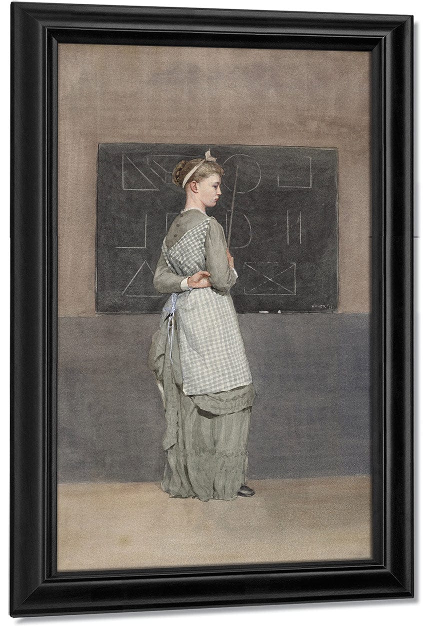 Blackboard By Winslow Homer Fine Art Print