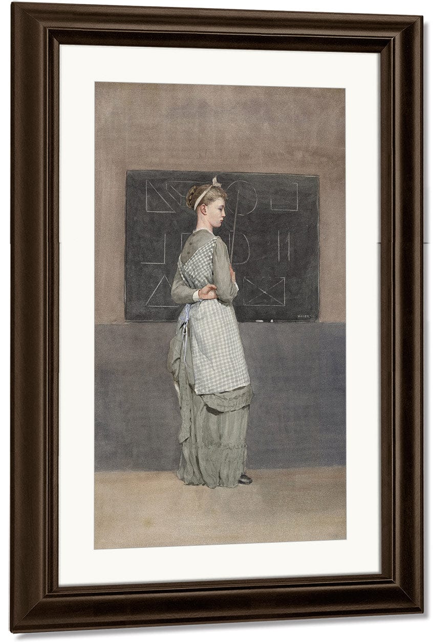 Blackboard By Winslow Homer Fine Art Print