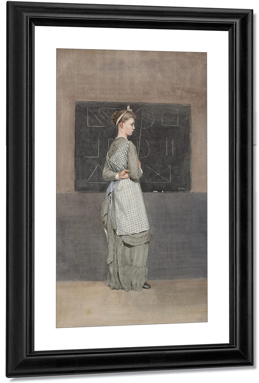 Blackboard By Winslow Homer Fine Art Print