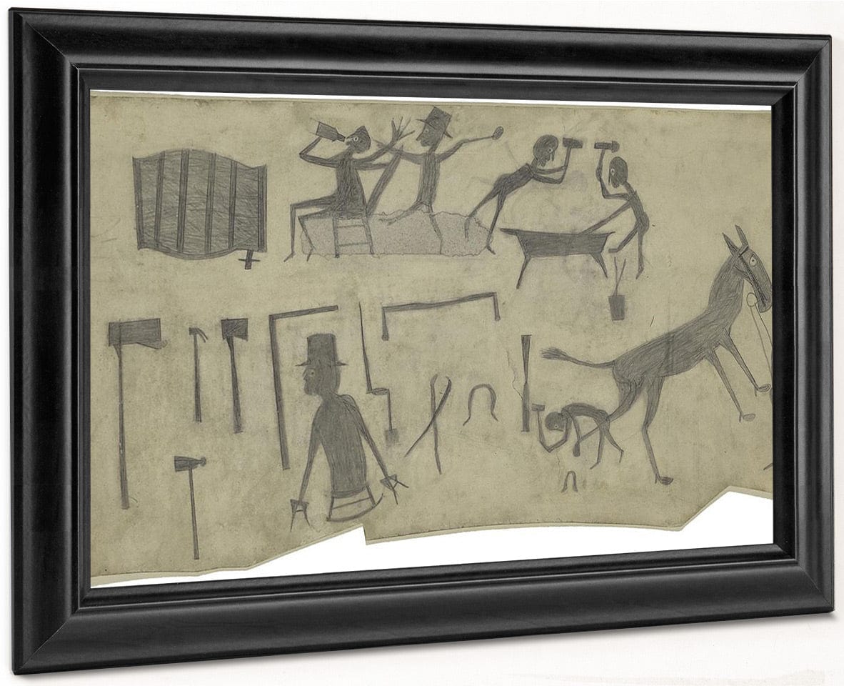 Blacksmith Shop By Bill Traylor Fine Art Print