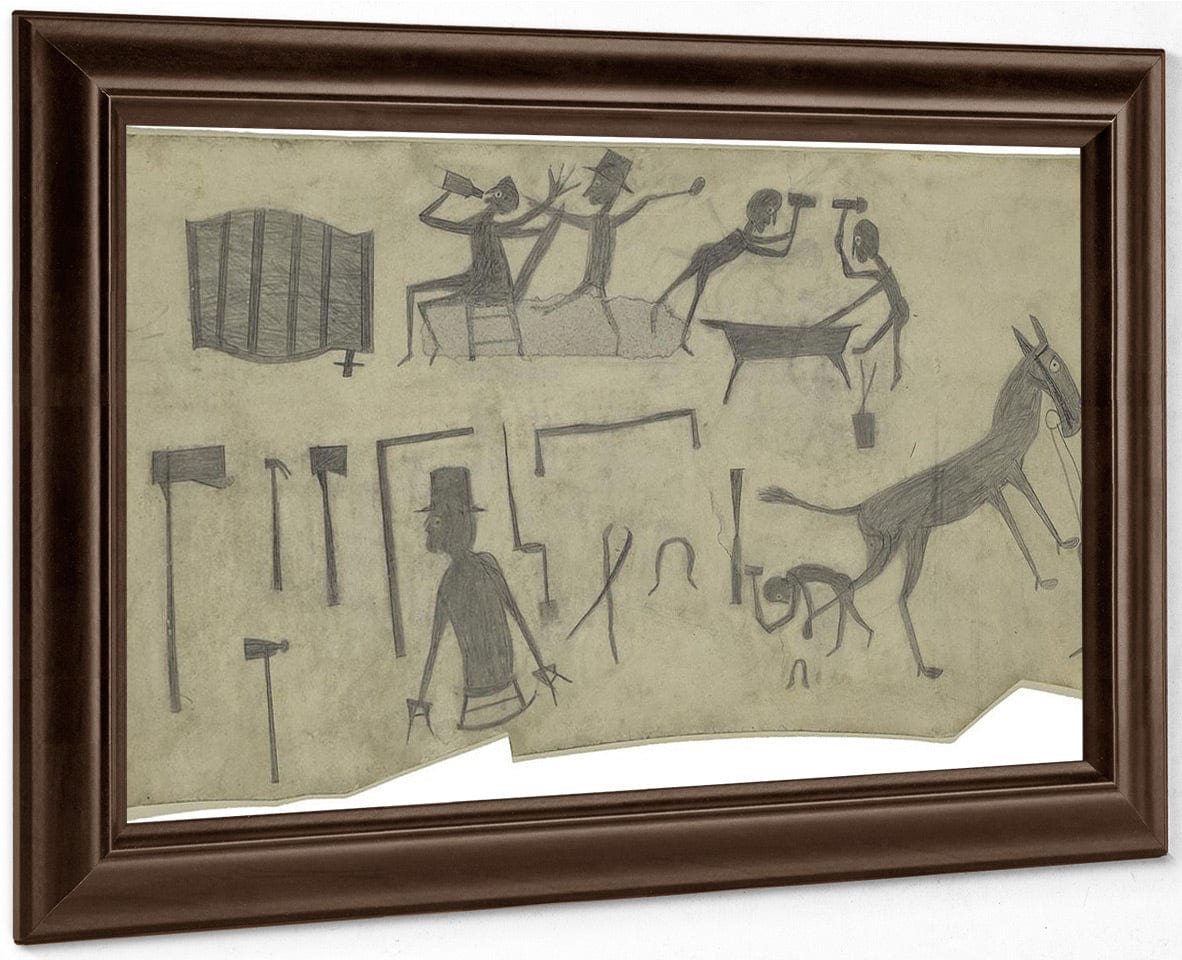 Blacksmith Shop By Bill Traylor Fine Art Print