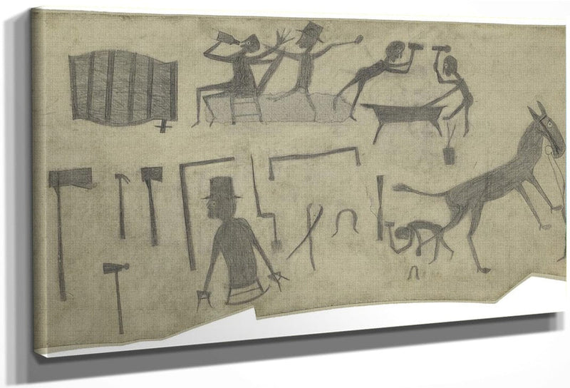 Blacksmith Shop By Bill Traylor Fine Art Print