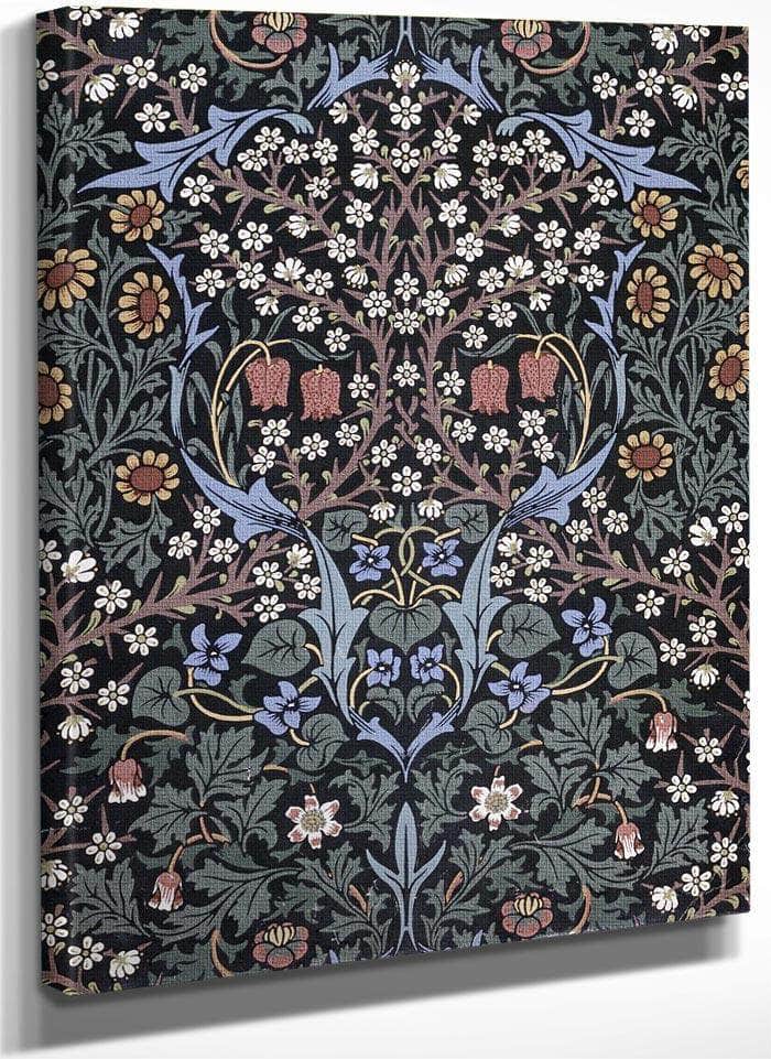 Blackthorn Wallpaper By William Morris Fine Art Print