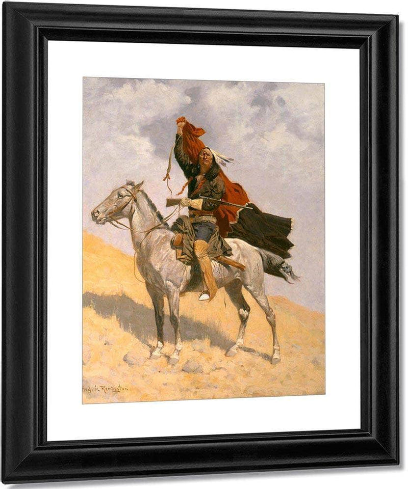 Blanket Signal By Frederic By Remington Fine Art Print